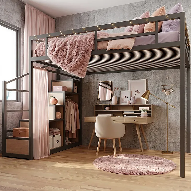 Кровать-чердак Аврора — Girls