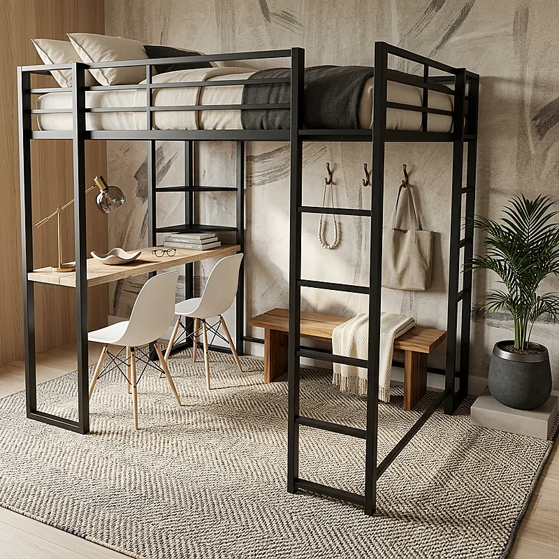 Кровать-чердак Хижина-2 — Unisex