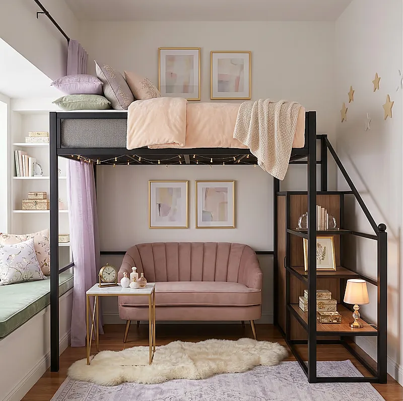 Кровать-чердак Индастри — Girls