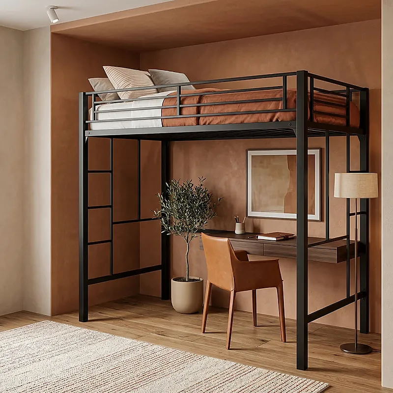 Кровать-чердак Брус — Eco Warm