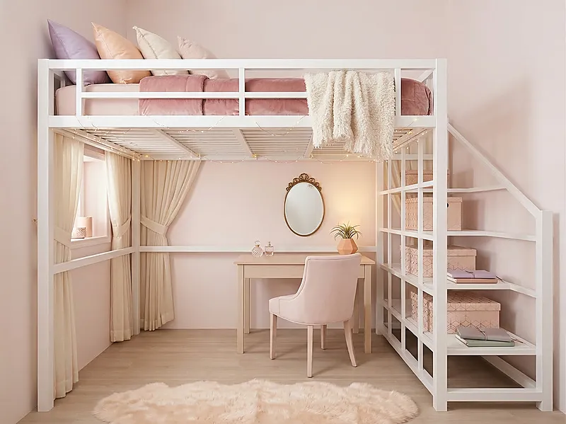 Кровать-чердак Кузня-2 — Girls