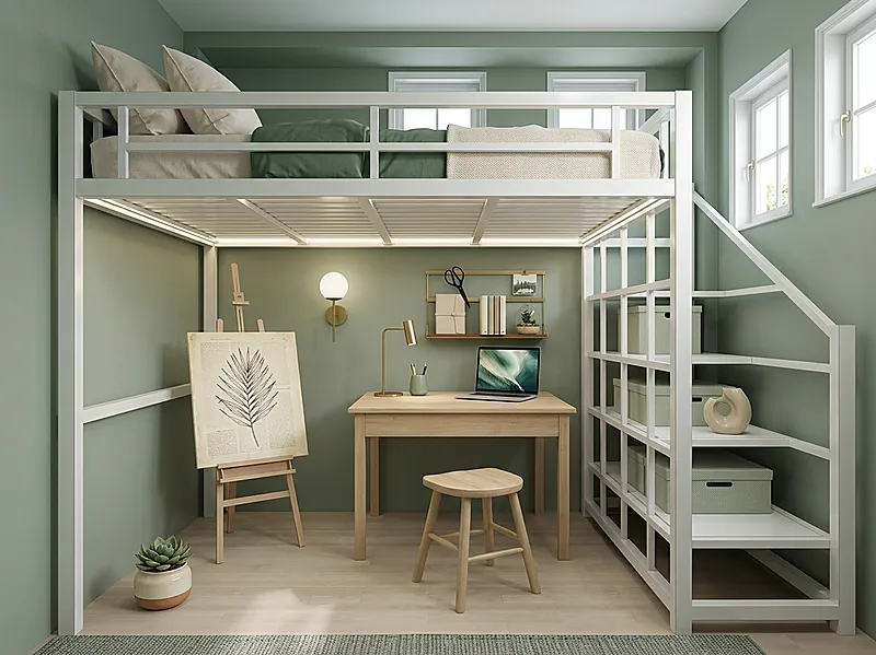 Кровать-чердак Кузня-2 — Eco Sage