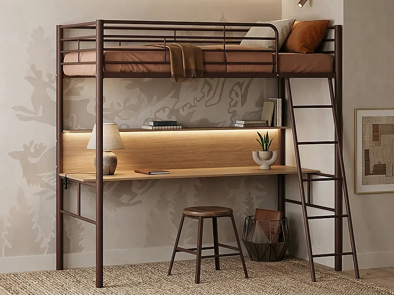 Кровать-чердак Гнездо-2 — Eco Warm