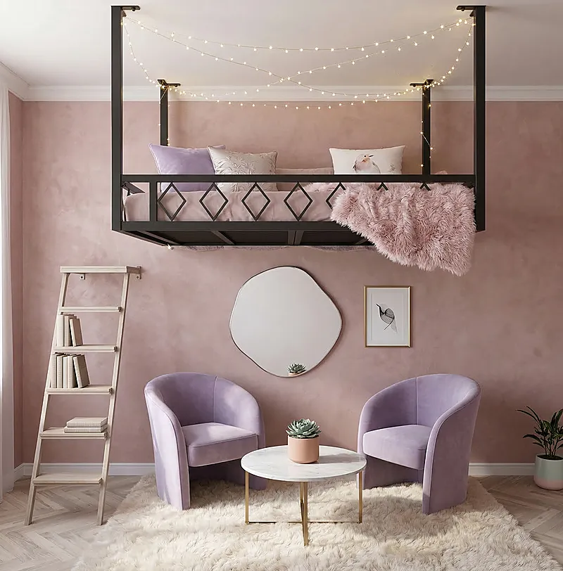 Кровать-чердак Манхэттен-2 — Girls