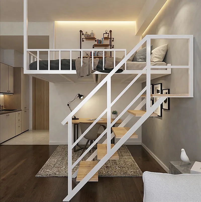 Кровать-чердак Индастри-2 — Unisex