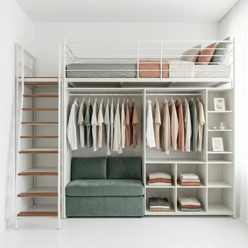 Кровать-чердак Редут — maket