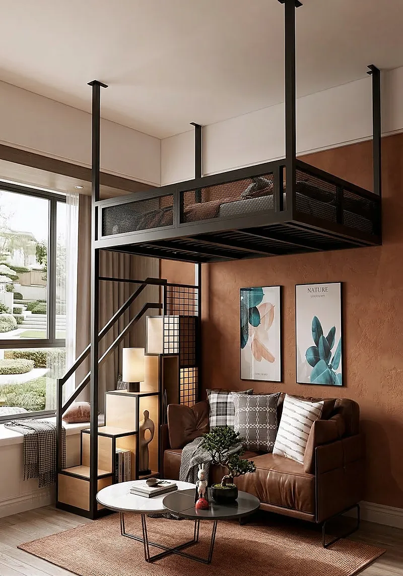 Кровать-чердак Трос — Eco Warm