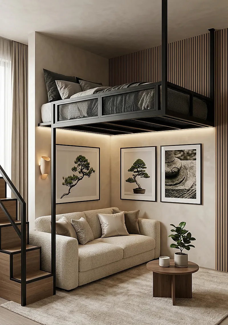 Кровать-чердак Трос — Unisex