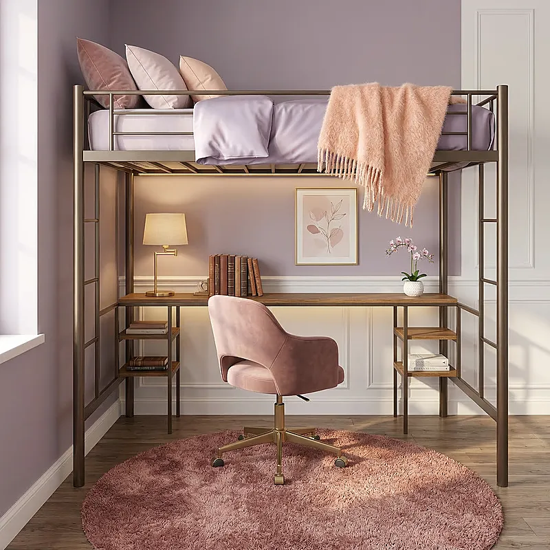 Кровать-чердак Бруклин — Girls