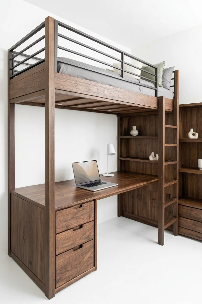 Кровать-чердак Архитектор — maket