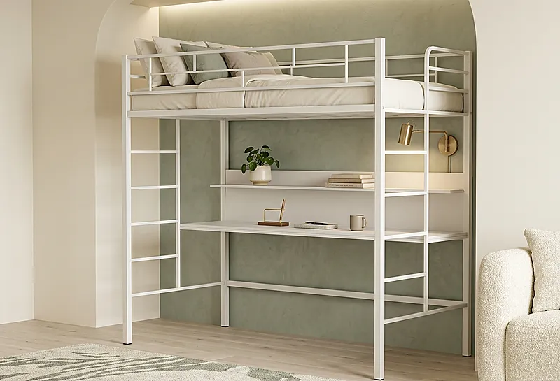 Кровать-чердак Коттедж-2 — Eco Sage