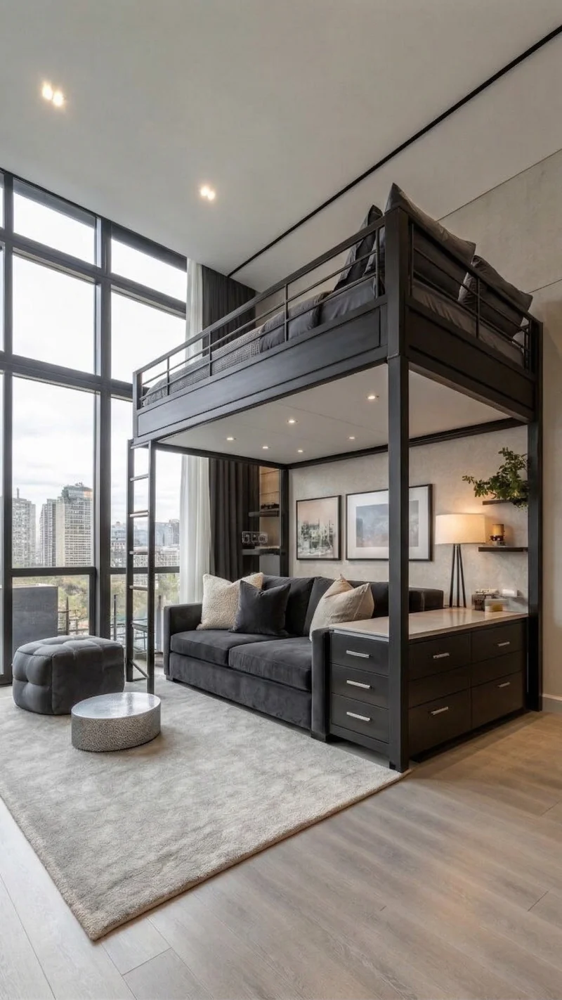 Кровать-чердак Монарх — maket