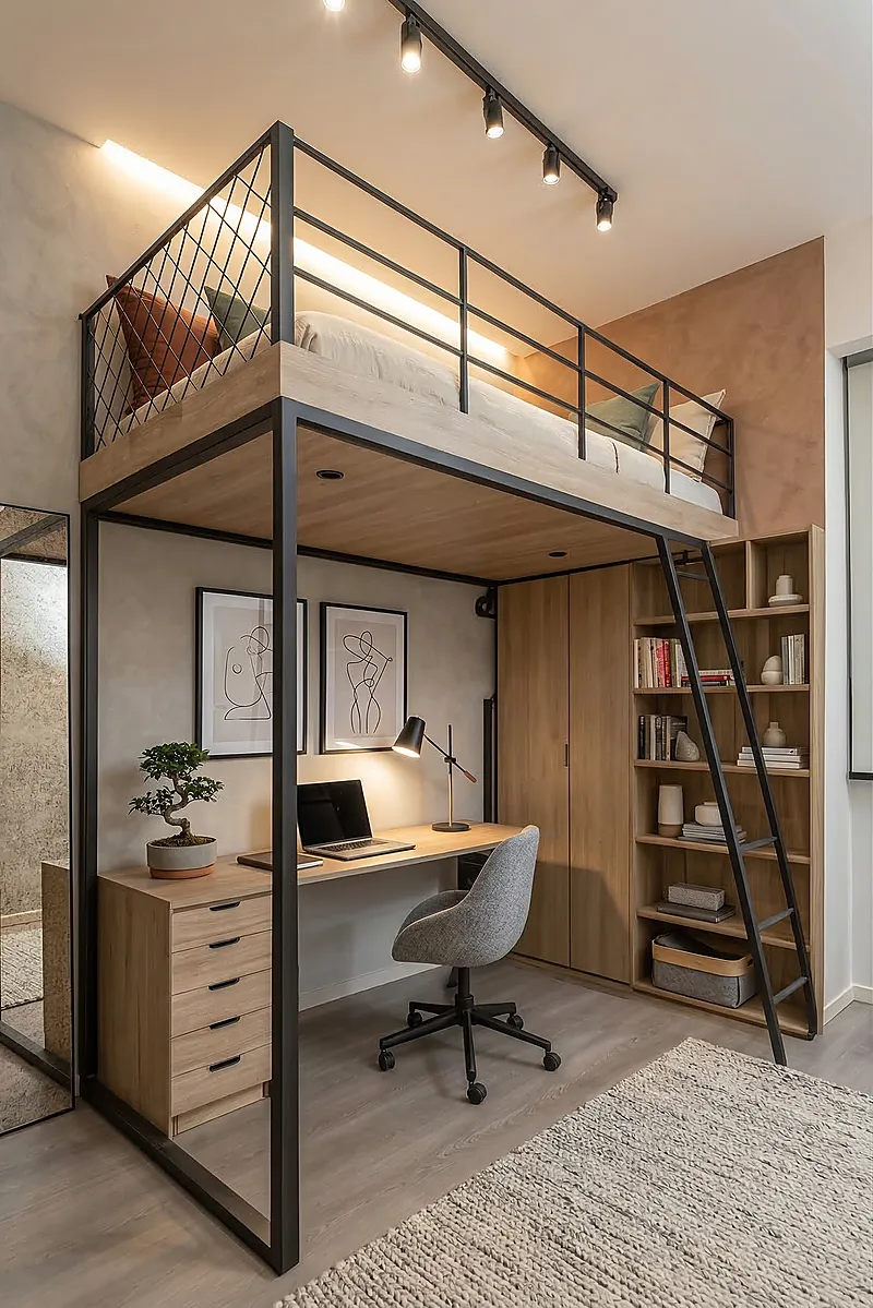 Кровать-чердак Мастер — Eco Warm