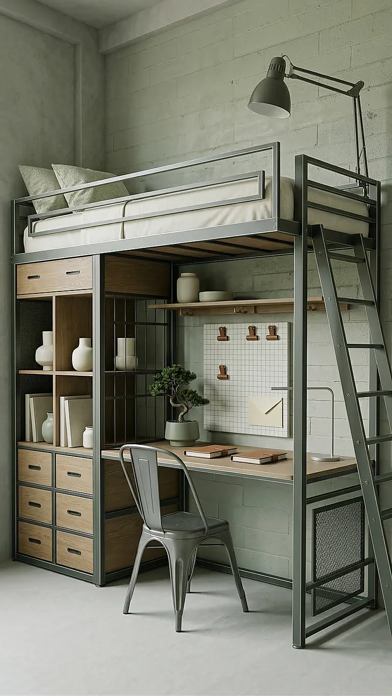 Кровать-чердак Метро — Eco Sage