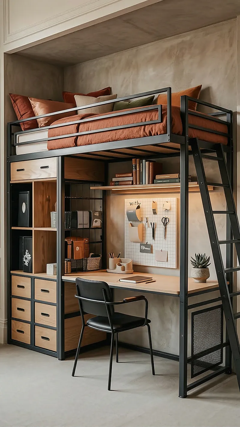 Кровать-чердак Метро — Eco Warm