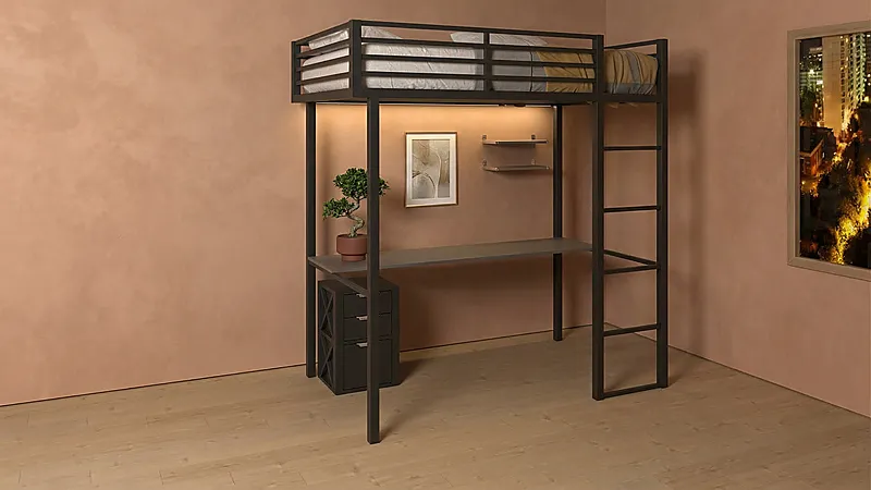 Кровать-чердак Нано — Eco Warm