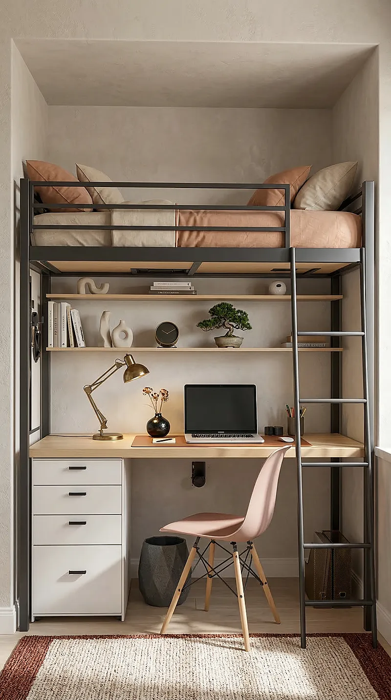 Кровать-чердак Трибека — Eco Warm