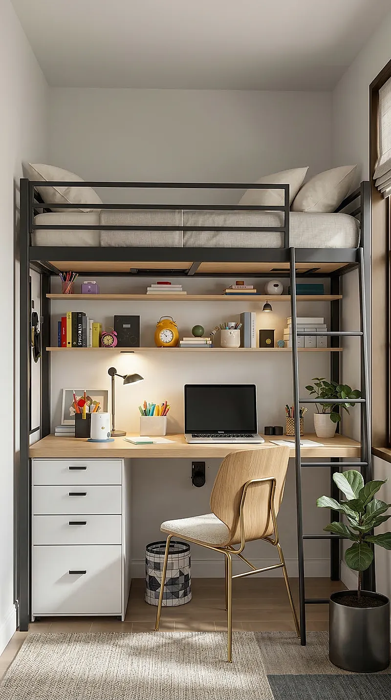 Кровать-чердак Трибека — Unisex