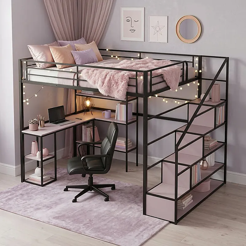 Кровать-чердак Компакт — Girls