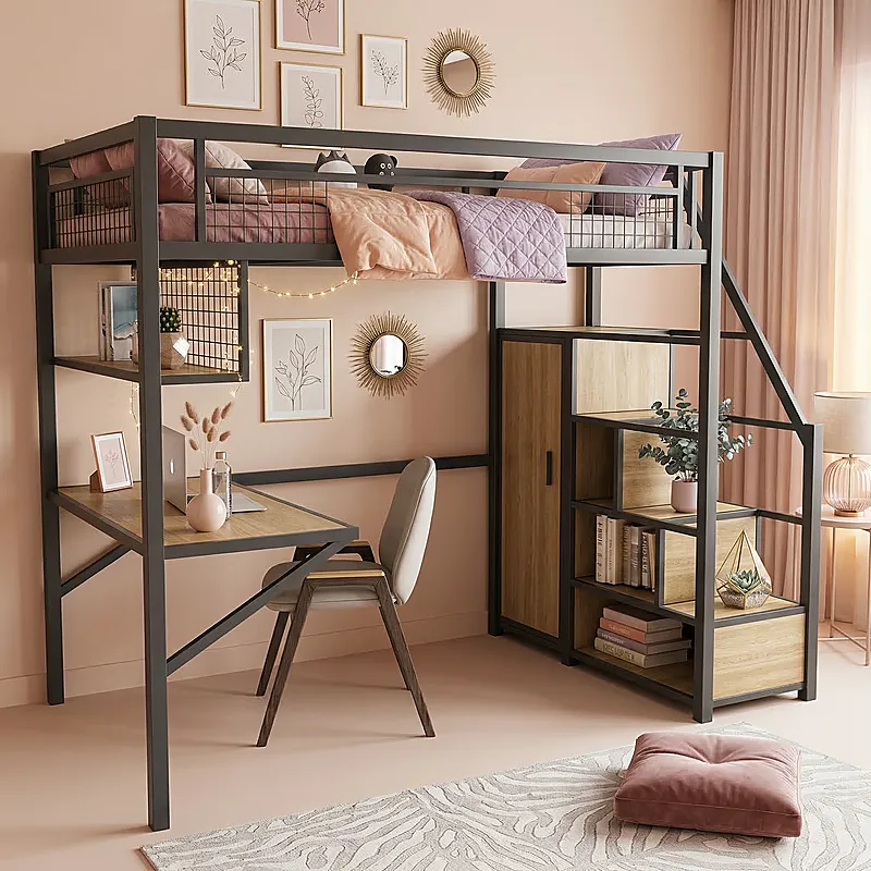 Кровать-чердак Студио — Girls