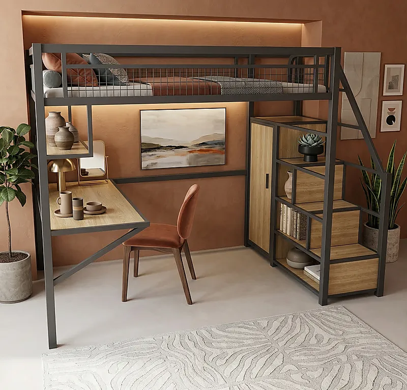 Кровать-чердак Студио — Eco Warm