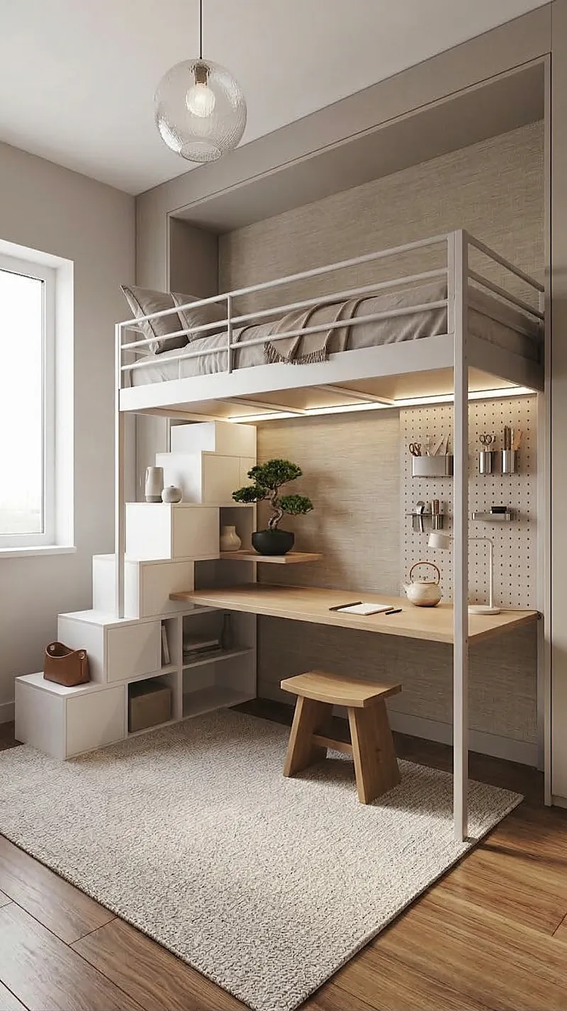 Кровать-чердак Рельс — Unisex