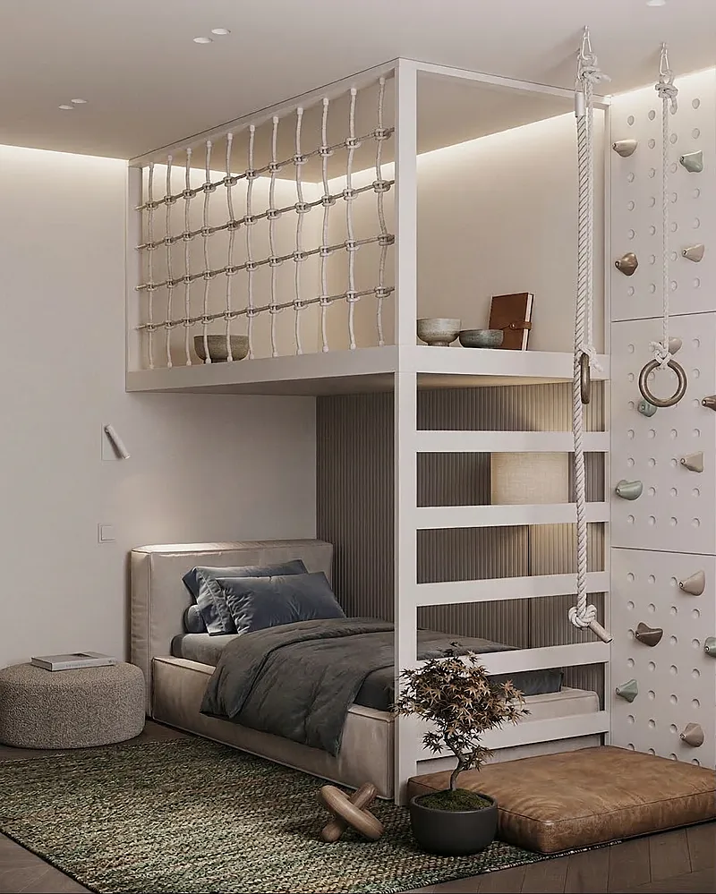 Кровать-чердак Шалаш — Unisex