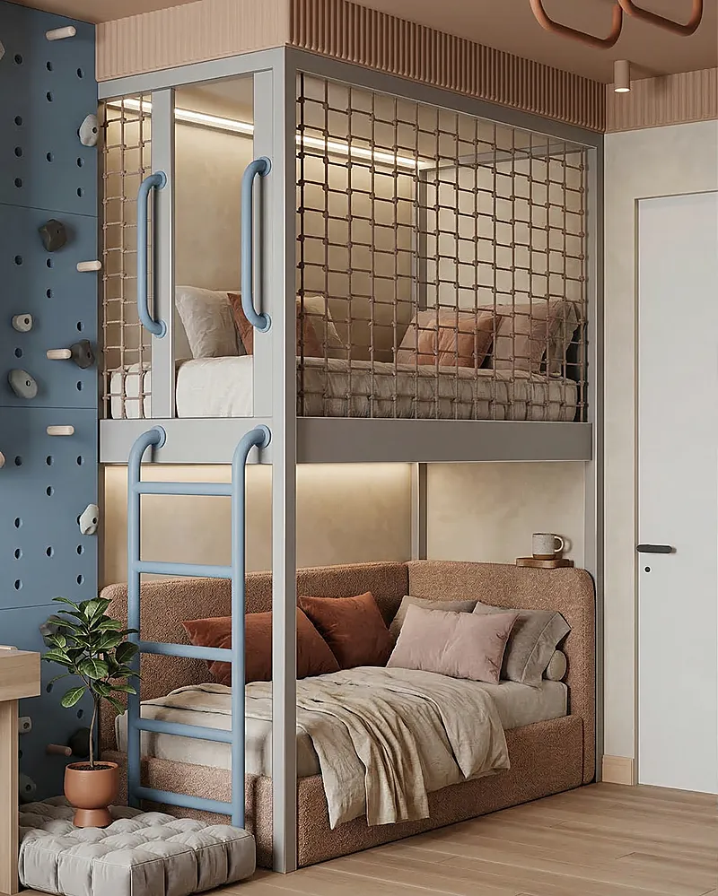 Кровать-чердак Замок — Eco Warm