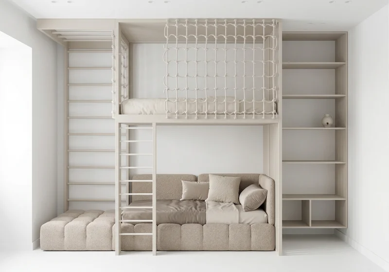 Кровать-чердак Ракета — maket