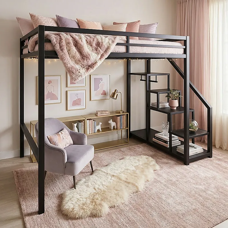 Кровать-чердак Депо — Girls