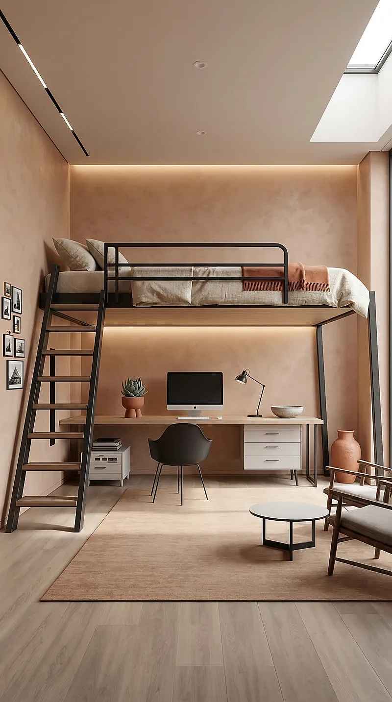 Кровать-чердак Мачта — Eco Warm