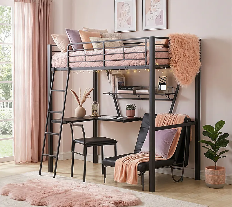 Кровать-чердак Берлога — Girls