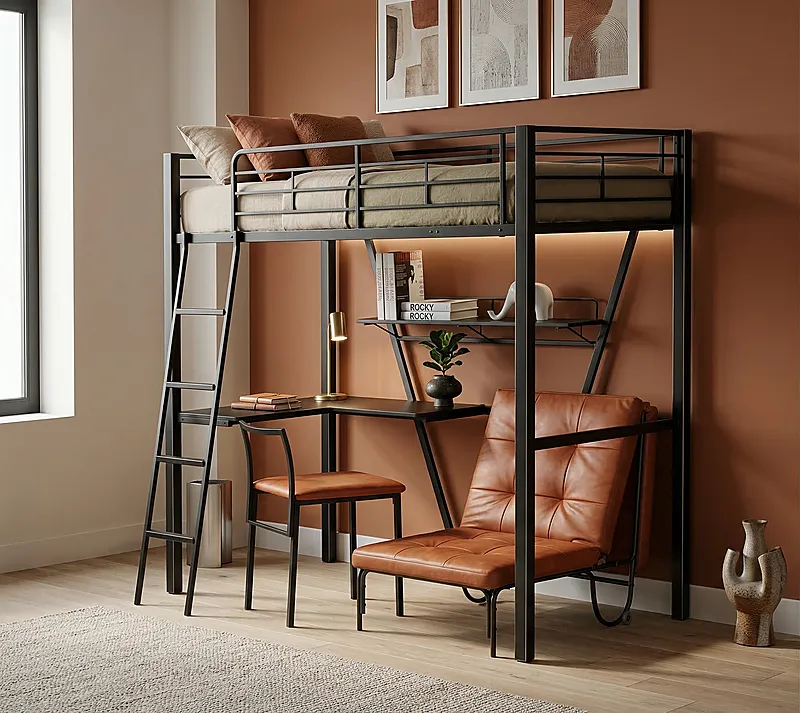 Кровать-чердак Берлога — Eco Warm