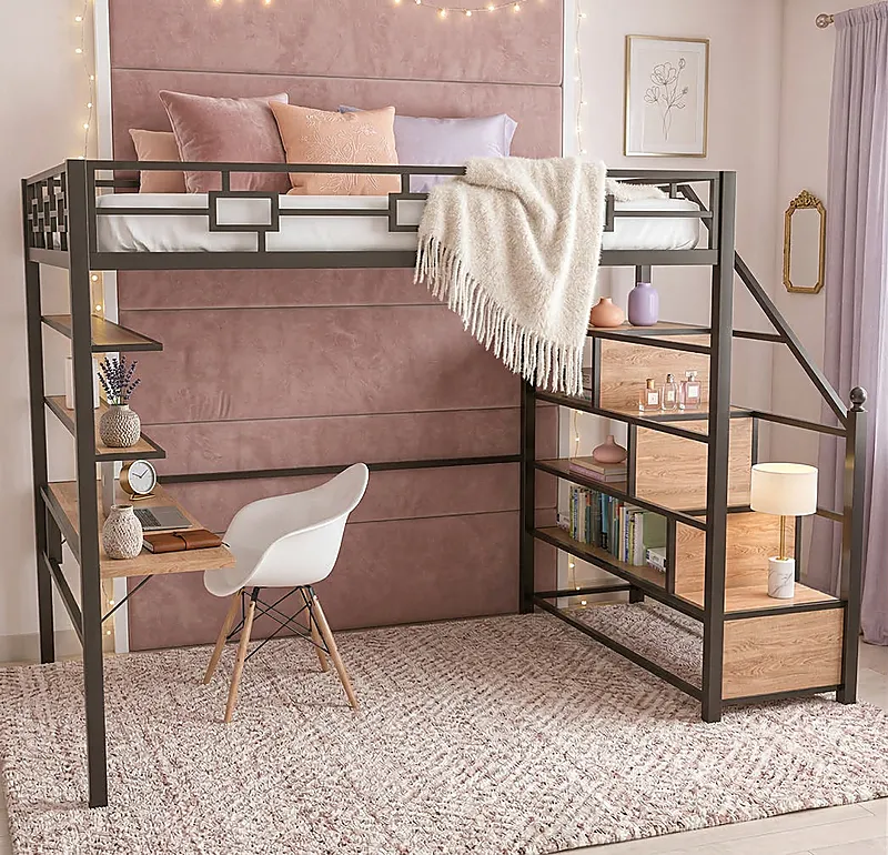 Кровать-чердак Рельс-2 — Girls