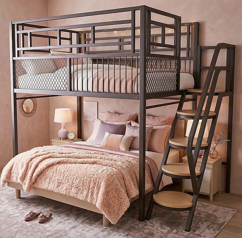 Кровать-чердак Рельс-2 — Girls