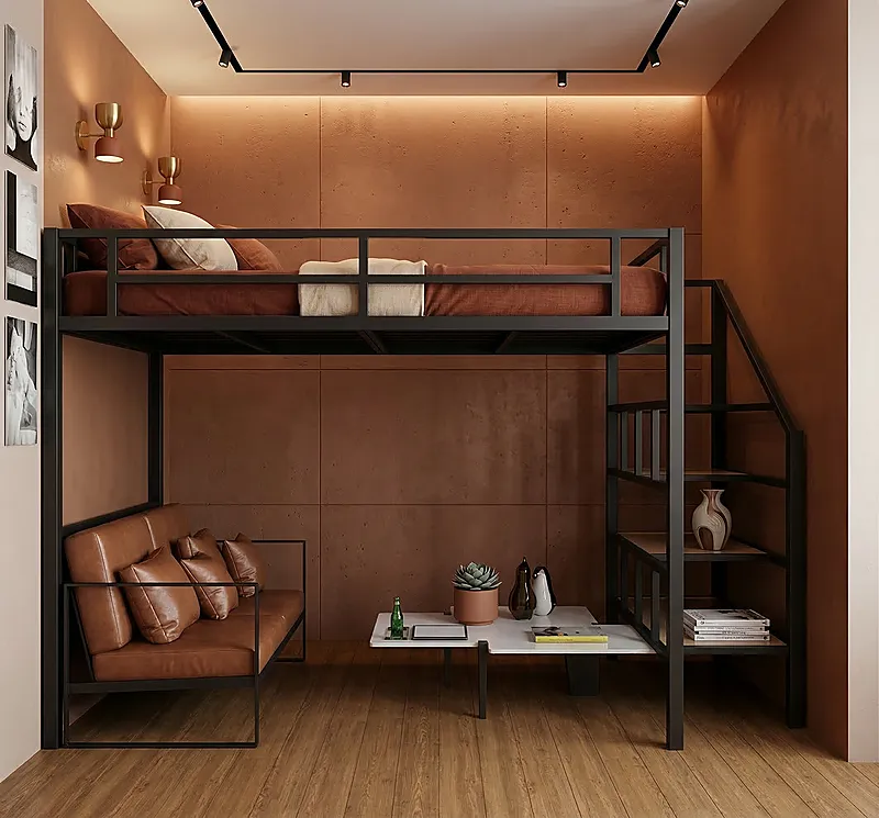 Кровать-чердак Кузня-2 — Eco Warm