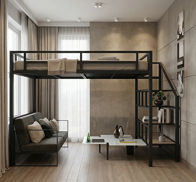 Кровать-чердак Кузня-2 — Unisex