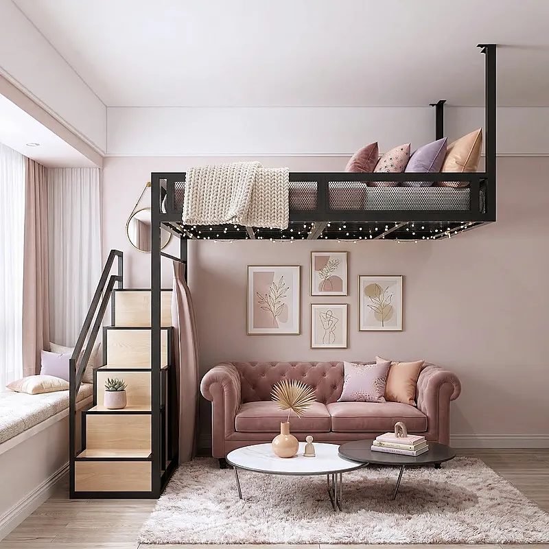 Кровать-чердак Шахта — Girls