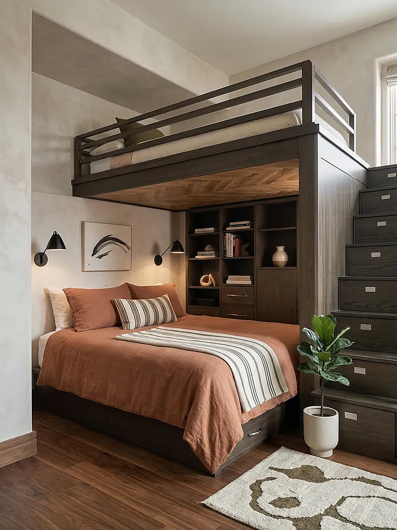 Кровать-чердак Форпост — Eco Warm