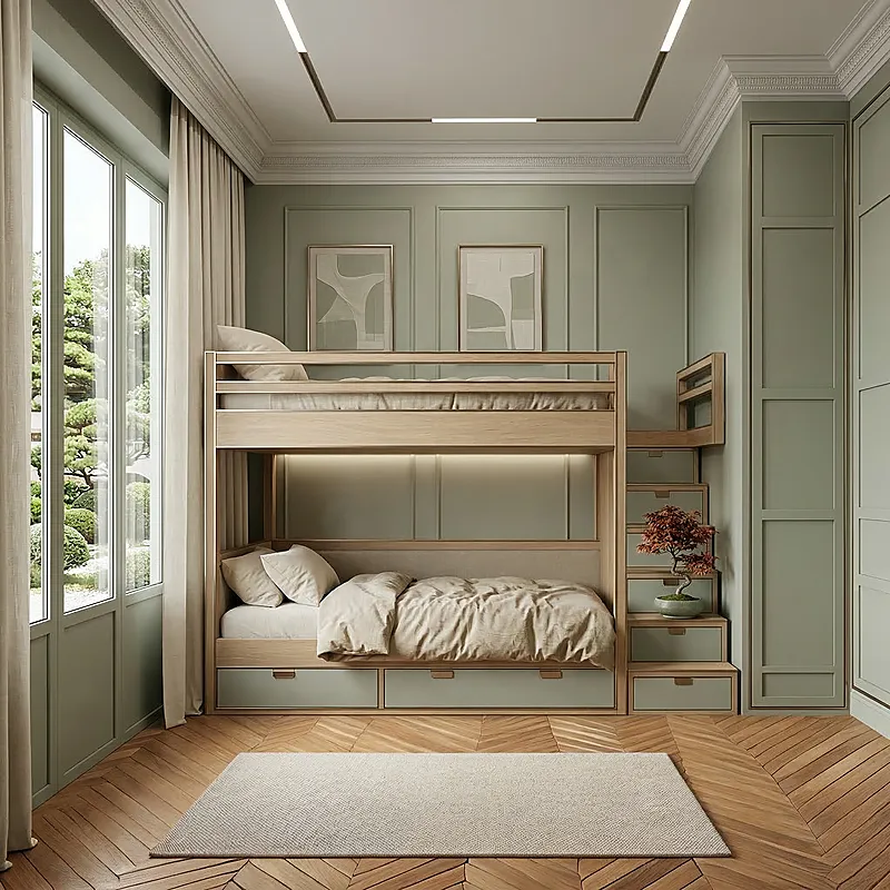 Кровать-чердак Вилла — Eco Sage