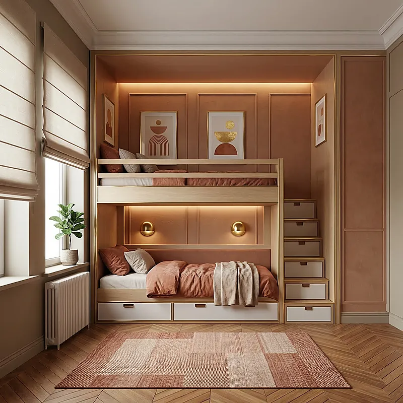 Кровать-чердак Вилла — Eco Warm