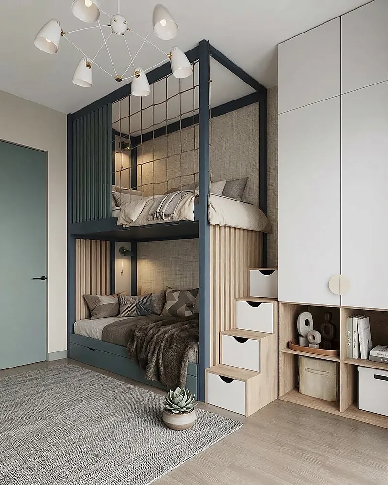 Кровать-чердак Резиденция — Unisex