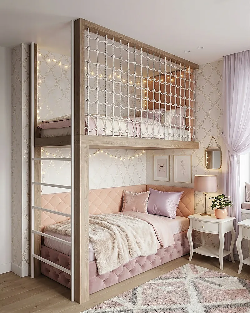 Кровать-чердак Принц — Girls