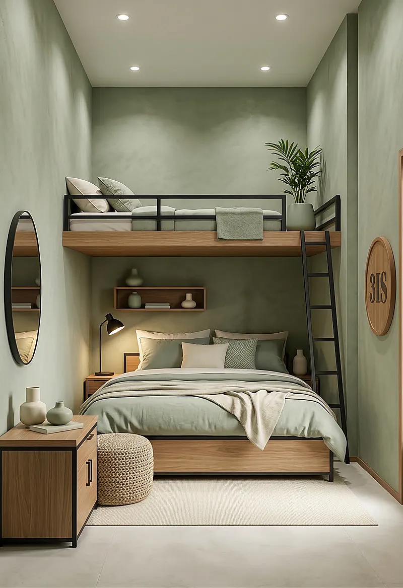 Кровать-чердак Склад — Eco Sage