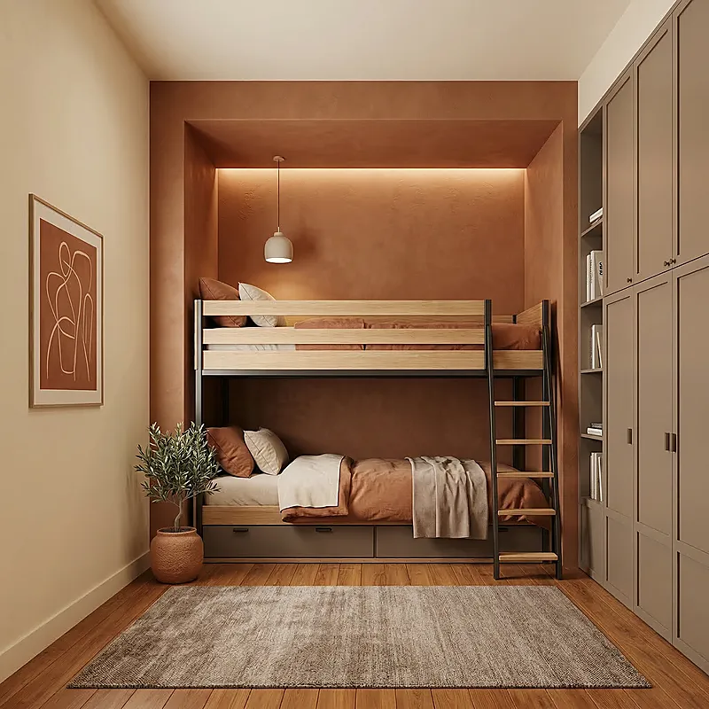 Кровать-чердак Пентхаус — Eco Warm