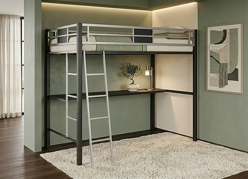 Кровать-чердак Бунгало — Eco Sage