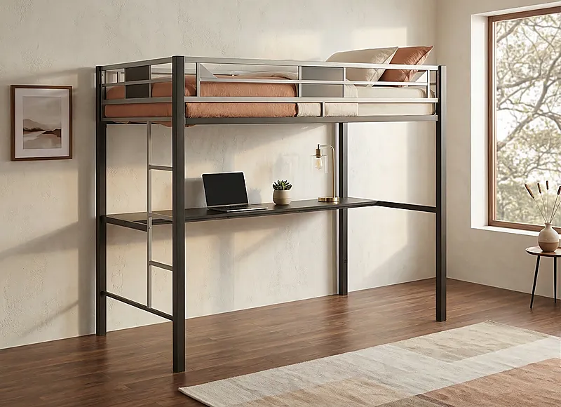 Кровать-чердак Бунгало — Eco Warm