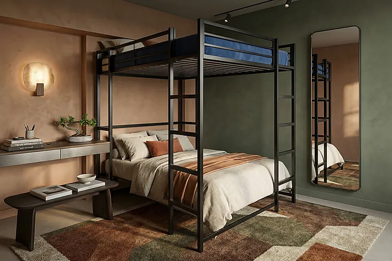 Кровать-чердак Молот-2 — Eco Warm