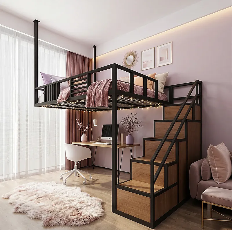 Кровать-чердак Форж — Girls