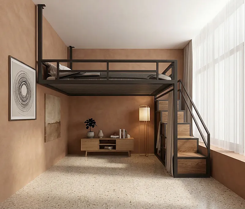 Кровать-чердак Депо-2 — Eco Warm